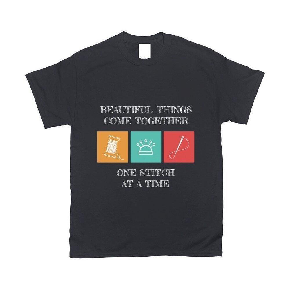 Beautiful Things Come Together Positive Quote Kindness Handmade Unisex T-Shirt